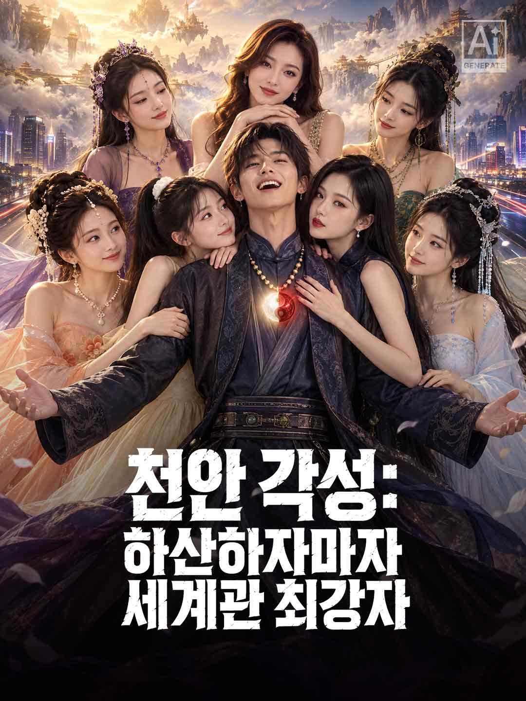 Poster 천안 각성: 하산하자마자 세계관 최강자