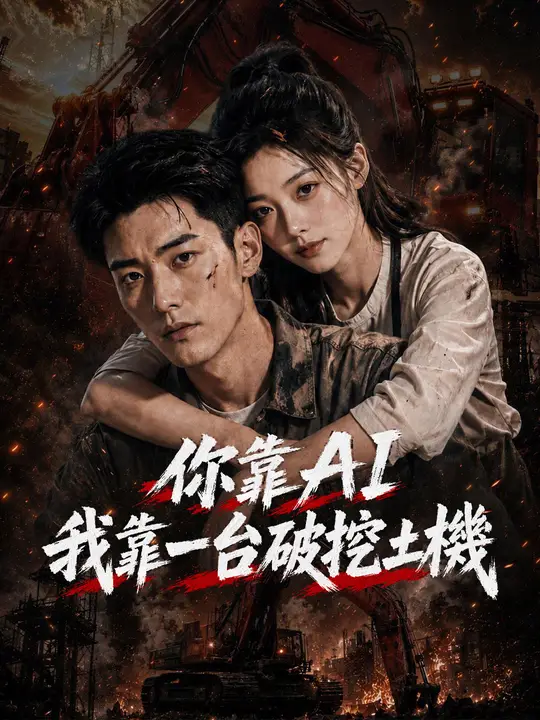 Poster 你靠AI 我靠一台破挖土機