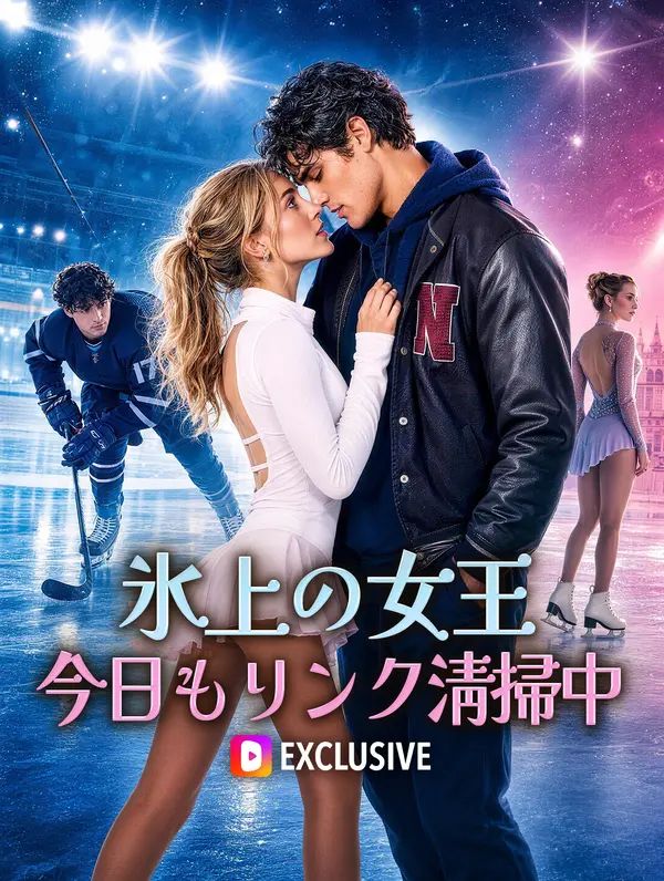 Poster 氷上の女王、今日もリンク清掃中