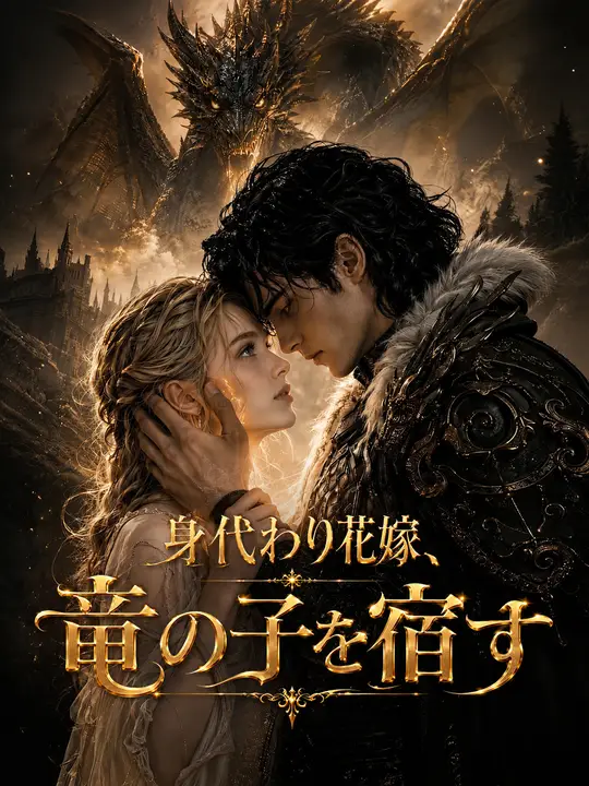 Poster 身代わり花嫁、竜の子を宿す