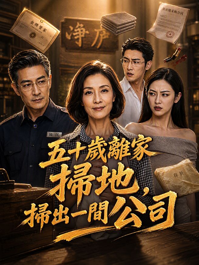 Poster 五十歲離家掃地，掃出一間公司