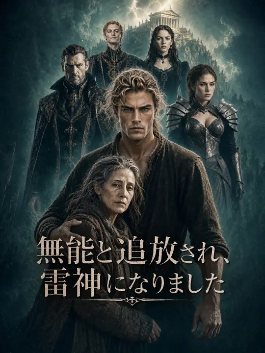 Poster 無能と追放され、雷神になりました