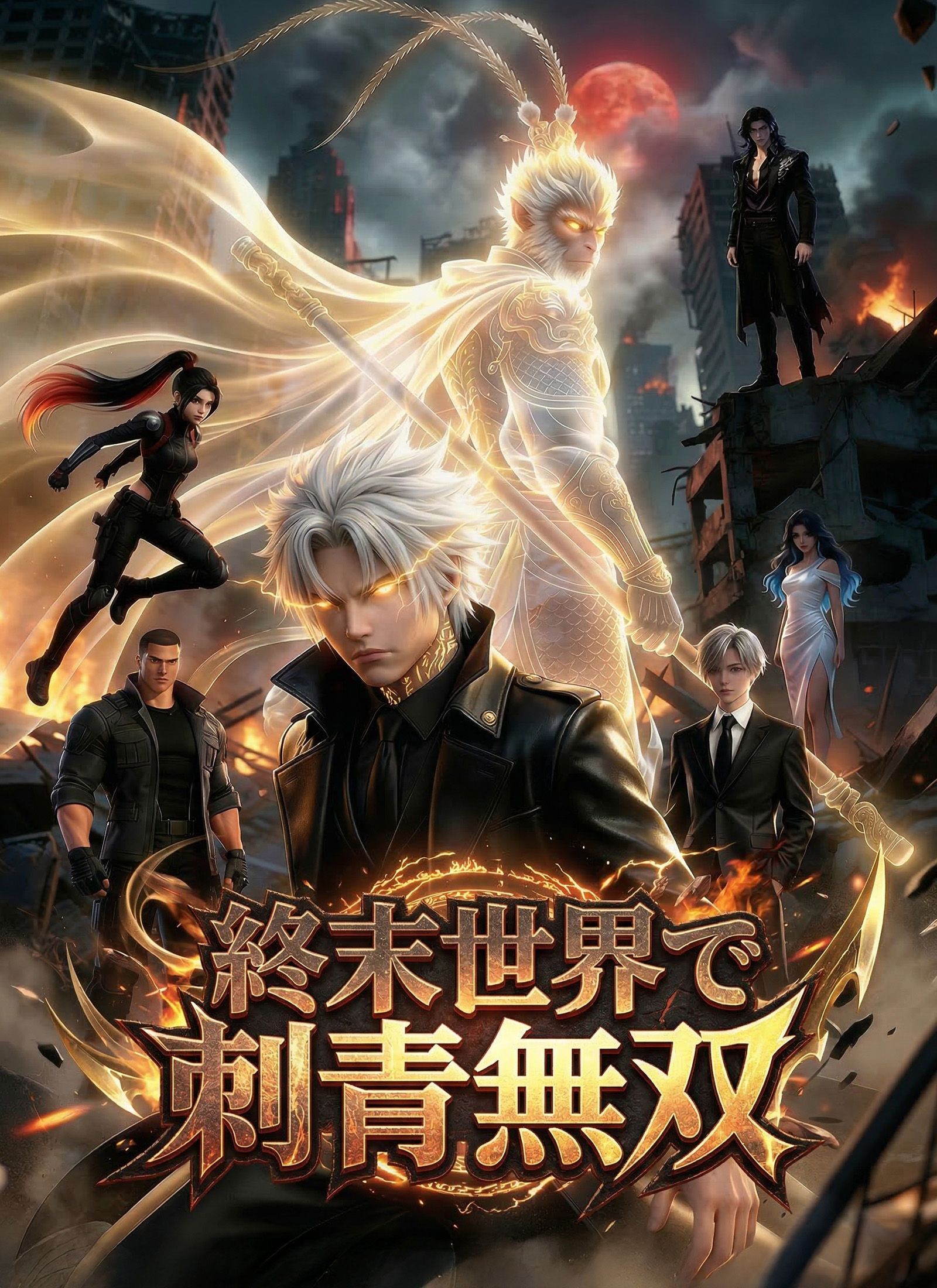 Poster 終末世界で刺青無双