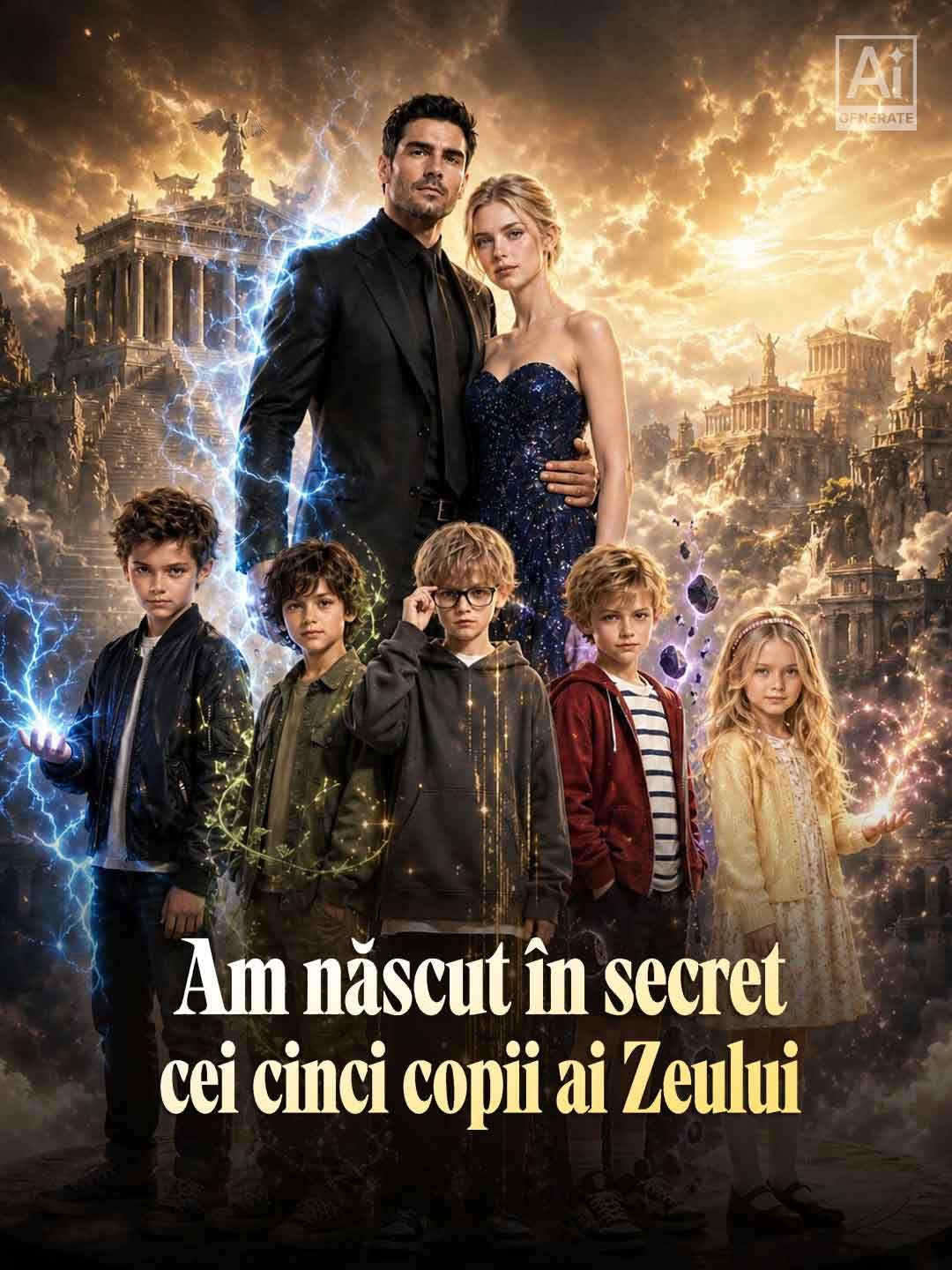 Am născut în secret cei cinci copii ai Zeului