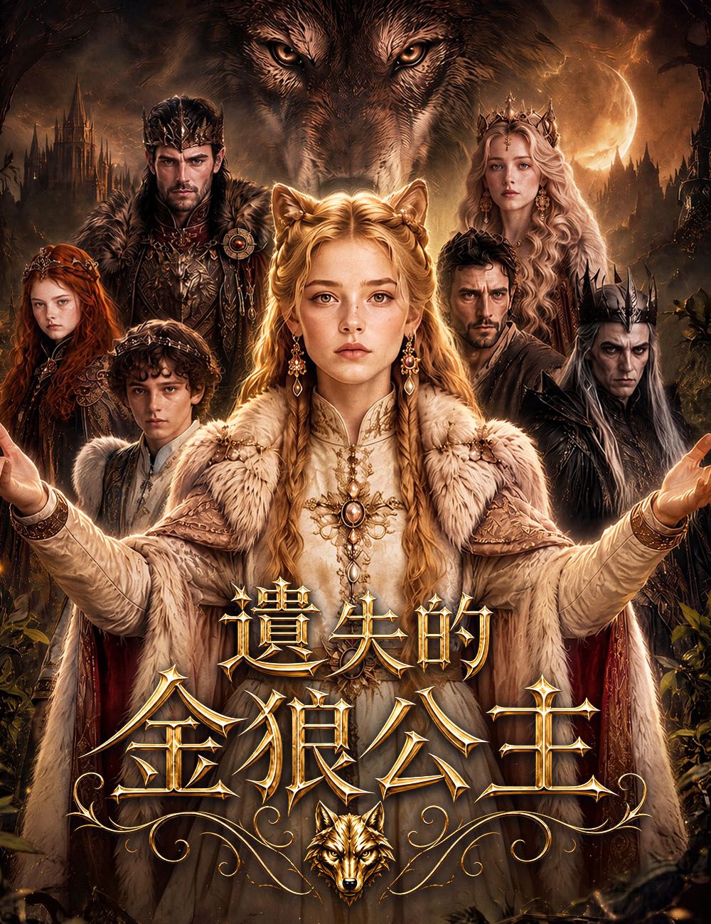 Poster 遺失的金狼公主
