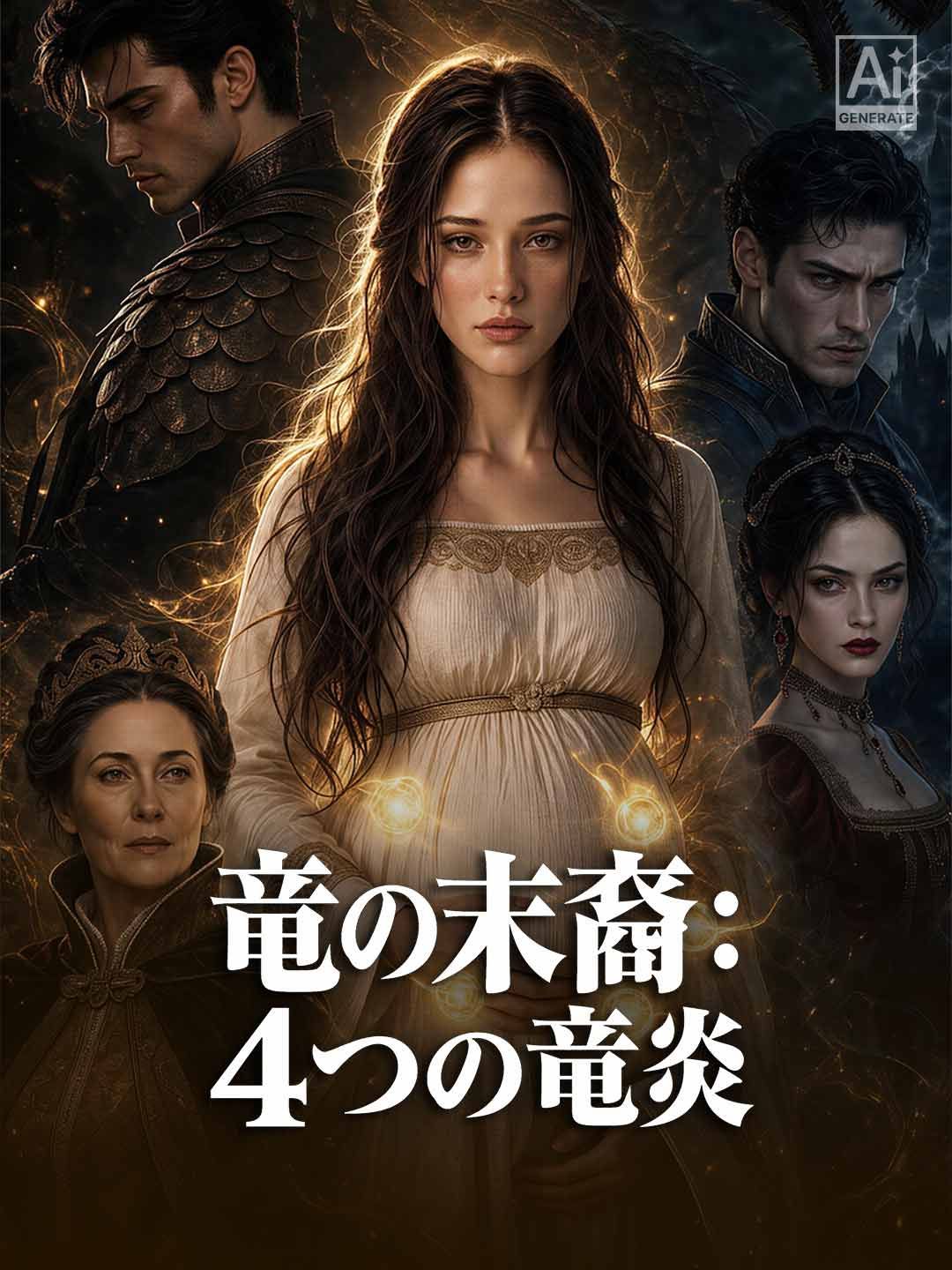 Poster 竜の末裔：4つの竜炎