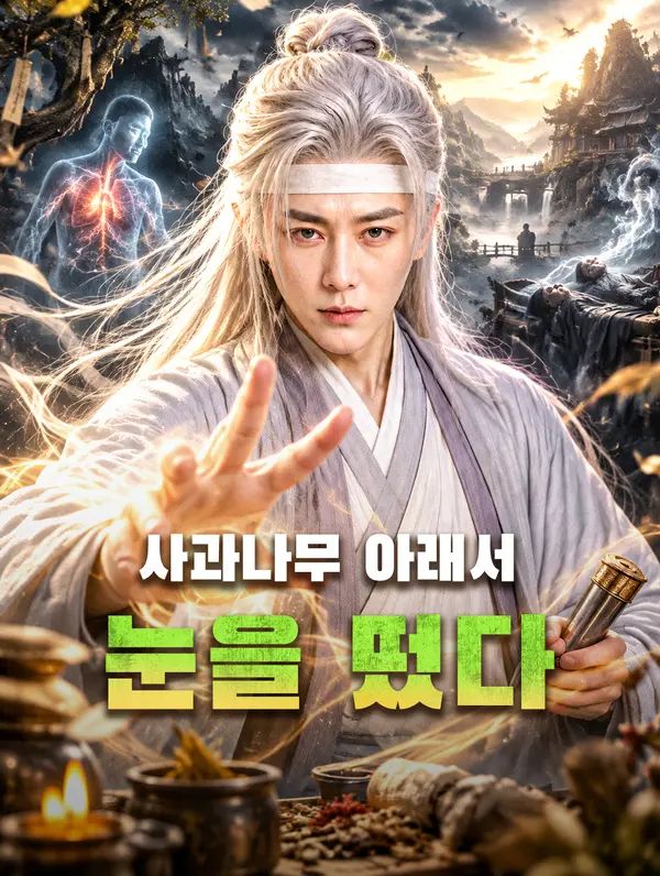사과나무 아래서 눈을 떴다
