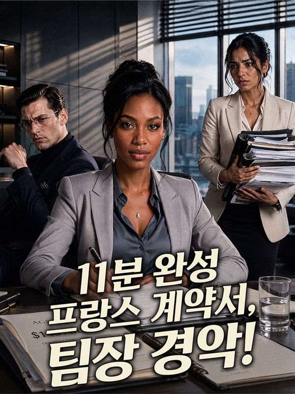 Poster 10분 완성 프랑스 계약서, 팀장 경악!