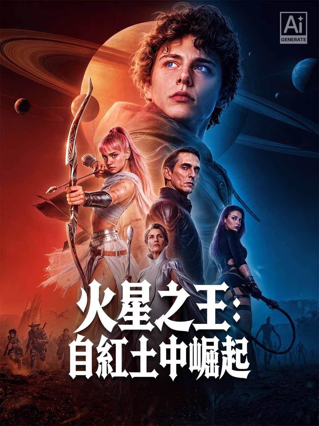 Poster 火星之王：自紅土中崛起