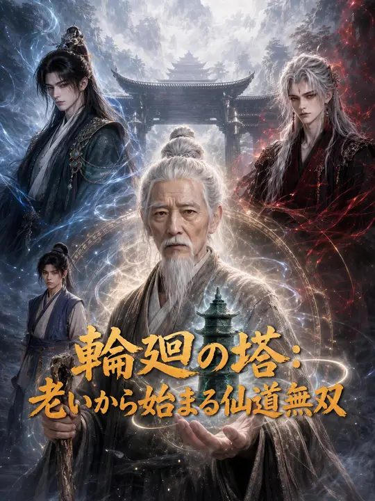 Poster 輪廻の塔：老いから始まる仙道無双