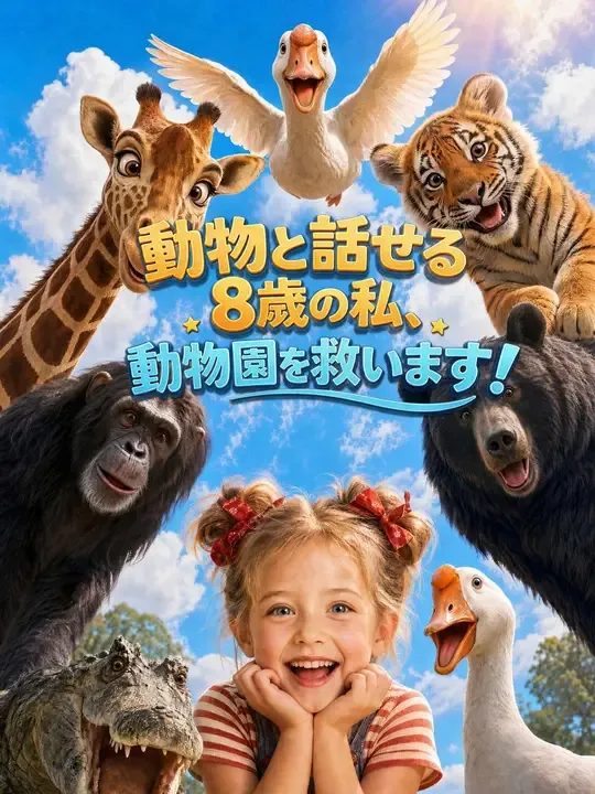 動物と話せる8歳の私、動物園を救います！