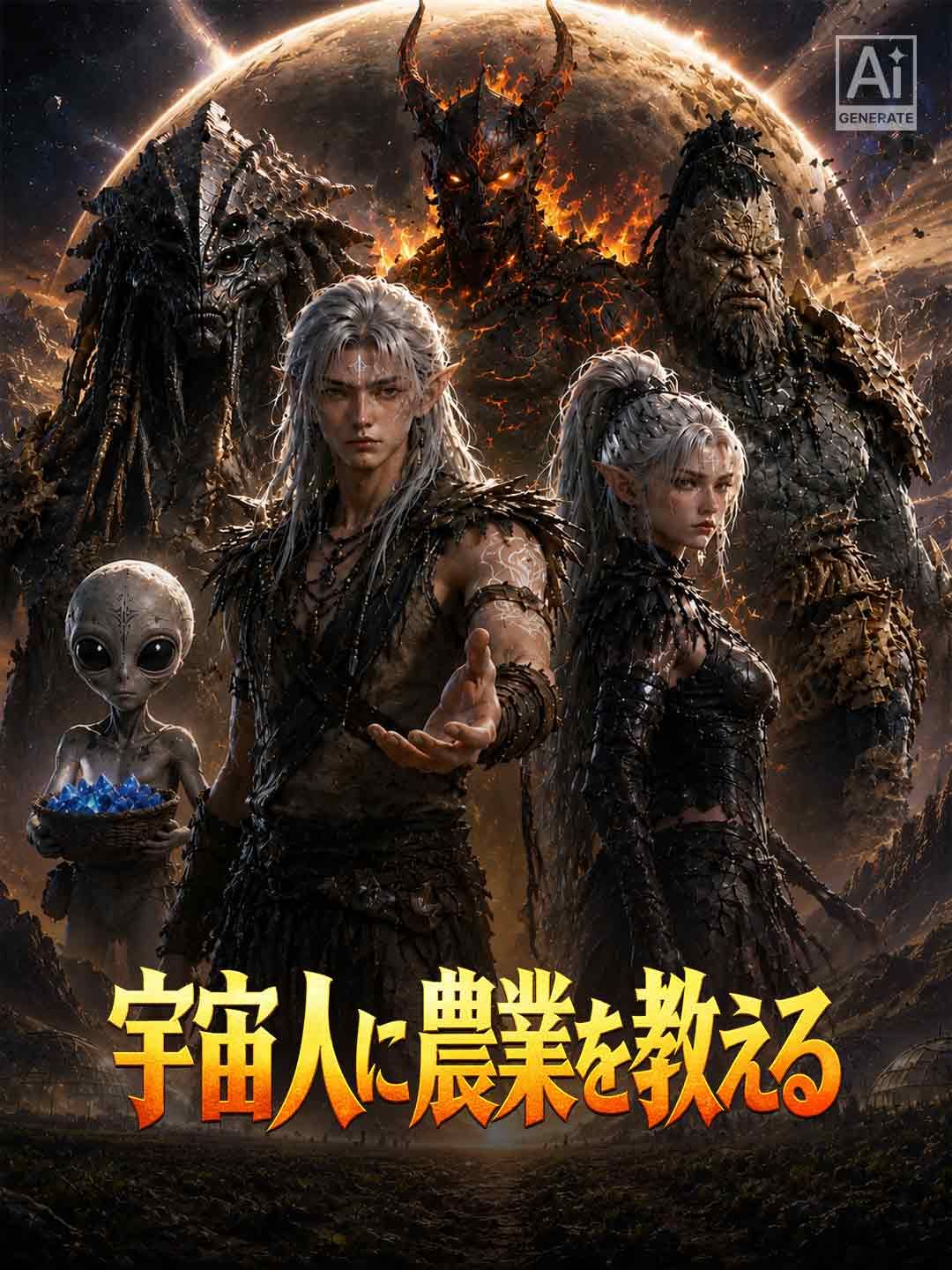 Poster 宇宙人に農業を教える