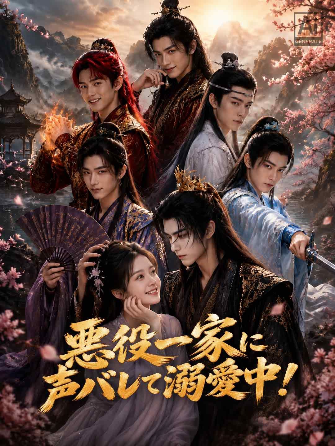 Poster 悪役一家に声バレて溺愛中！