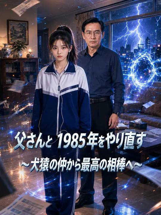 Poster 父さんと1985年をやり直す ～犬猿の仲から最高の相棒へ～
