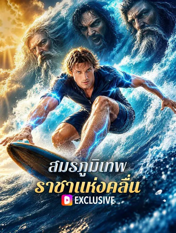 Poster สมรภูมิเทพ ราชาแห่งคลื่น