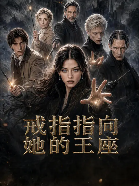 Poster 戒指指向她的王座