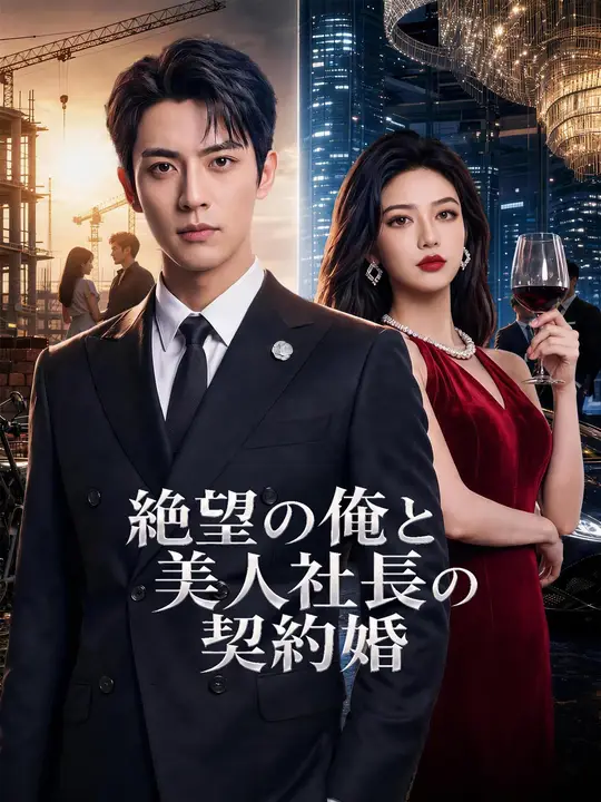 Poster 絶望の俺と美人社長の契約婚
