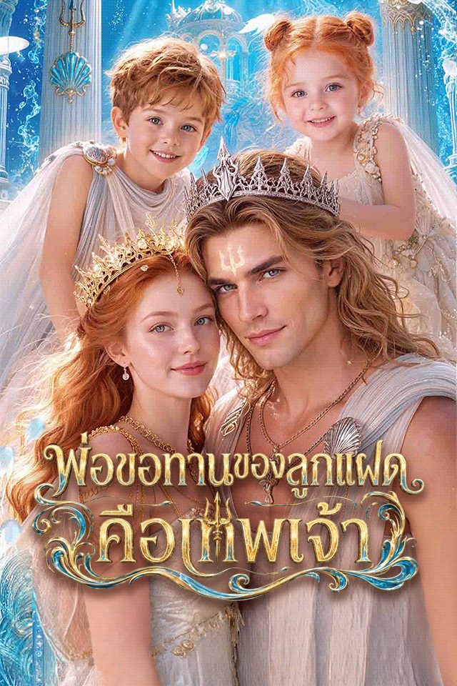 Poster พ่อขอทานของลูกแฝดคือเทพเจ้า
