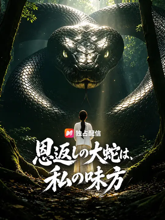 Poster 恩返しの大蛇は、私の味方