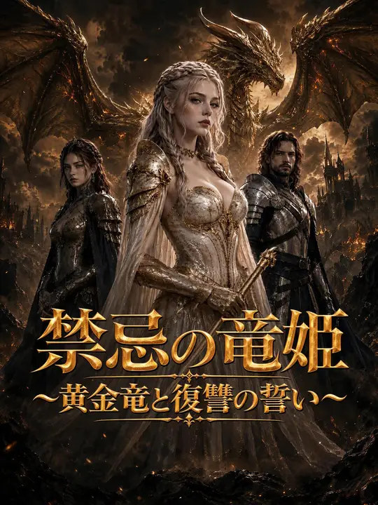 Poster 禁忌の竜姫～黄金竜と復讐の誓い～