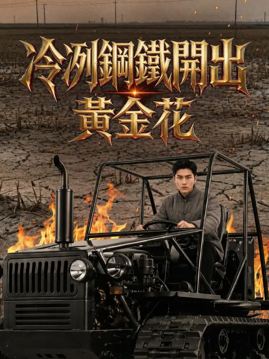 Poster 冷冽鋼鐵開出黃金花