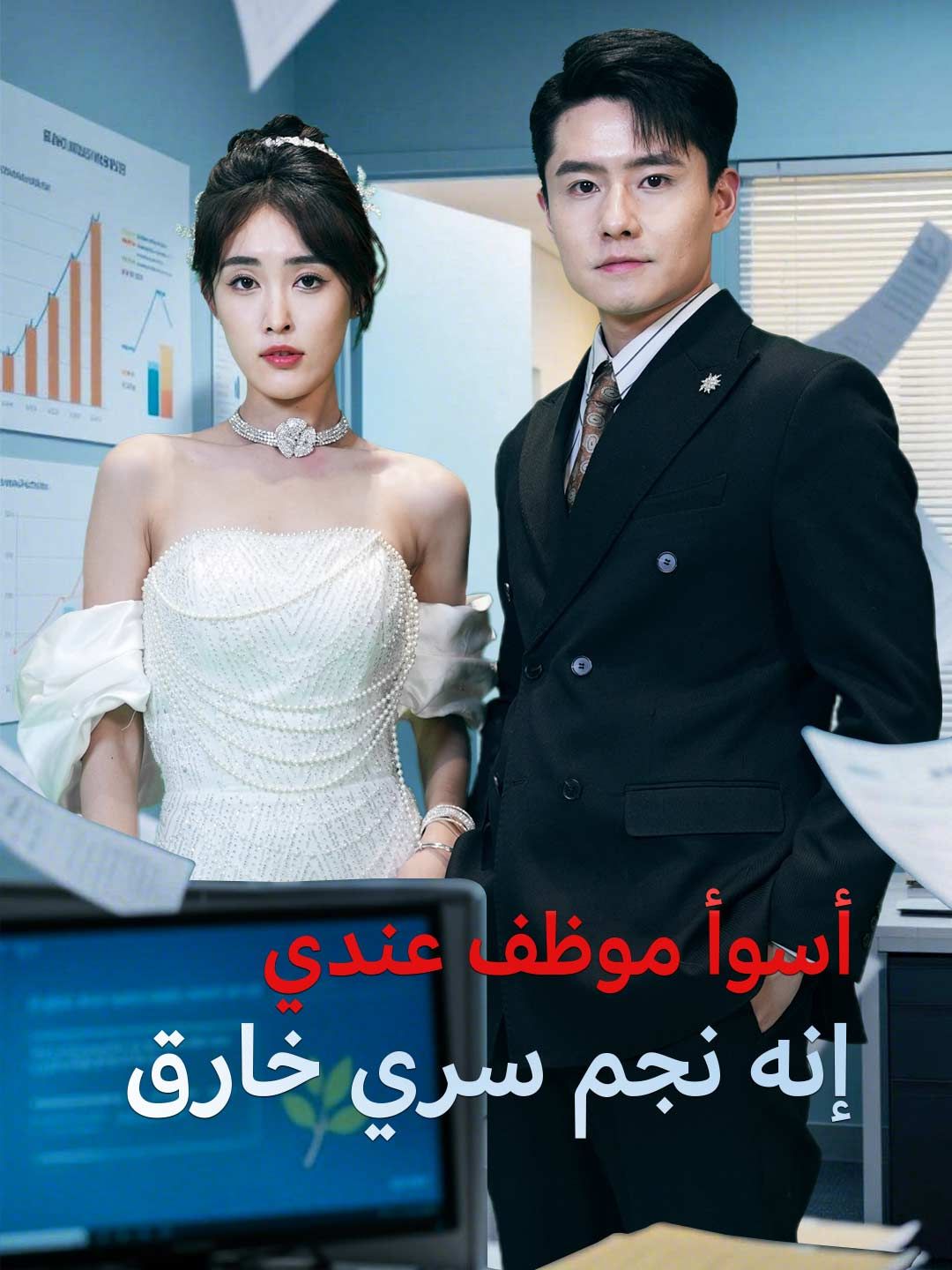Poster أسوأ موظف عندي إنه نجم سري خارق