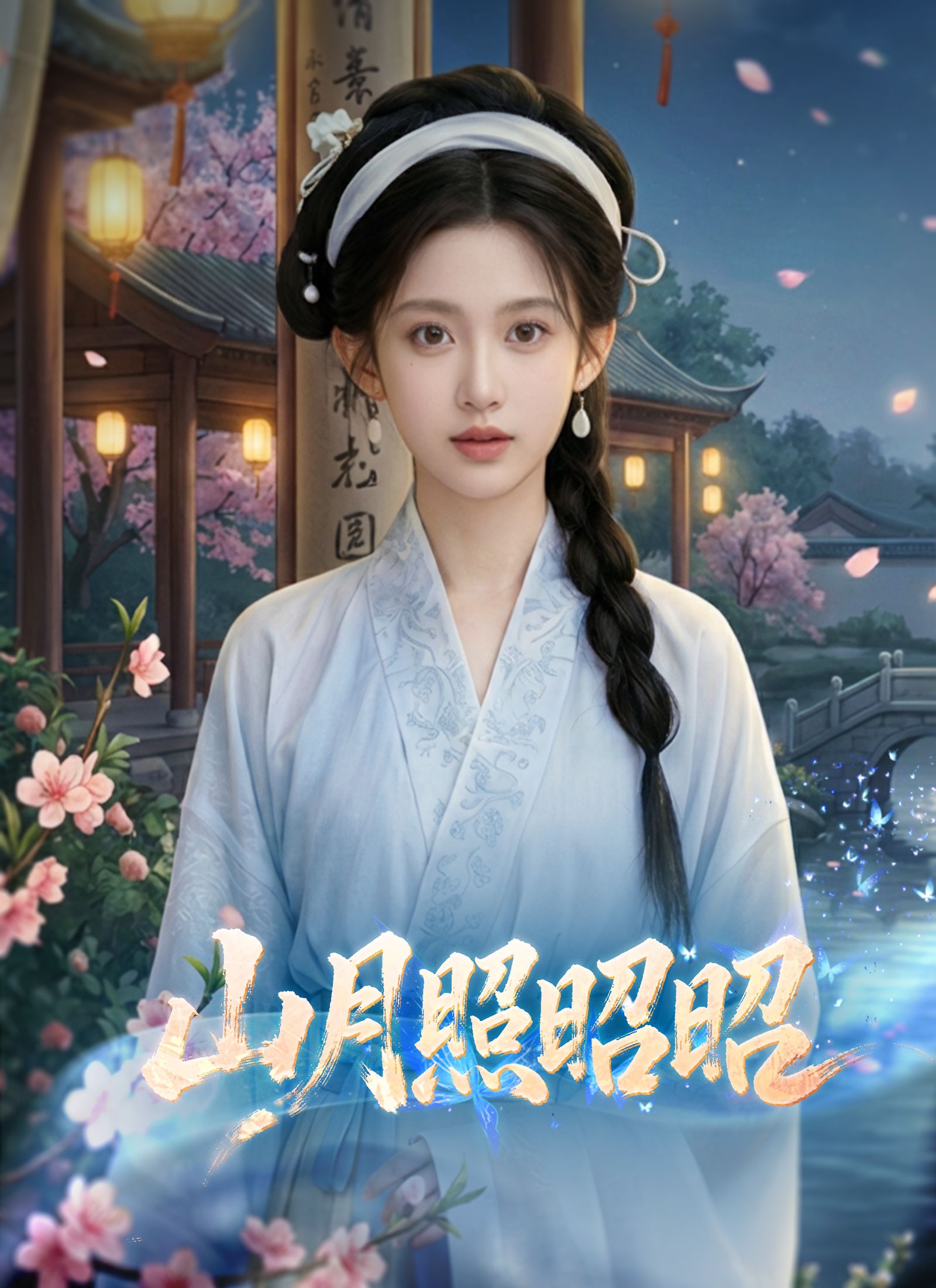 Poster 山月照昭昭