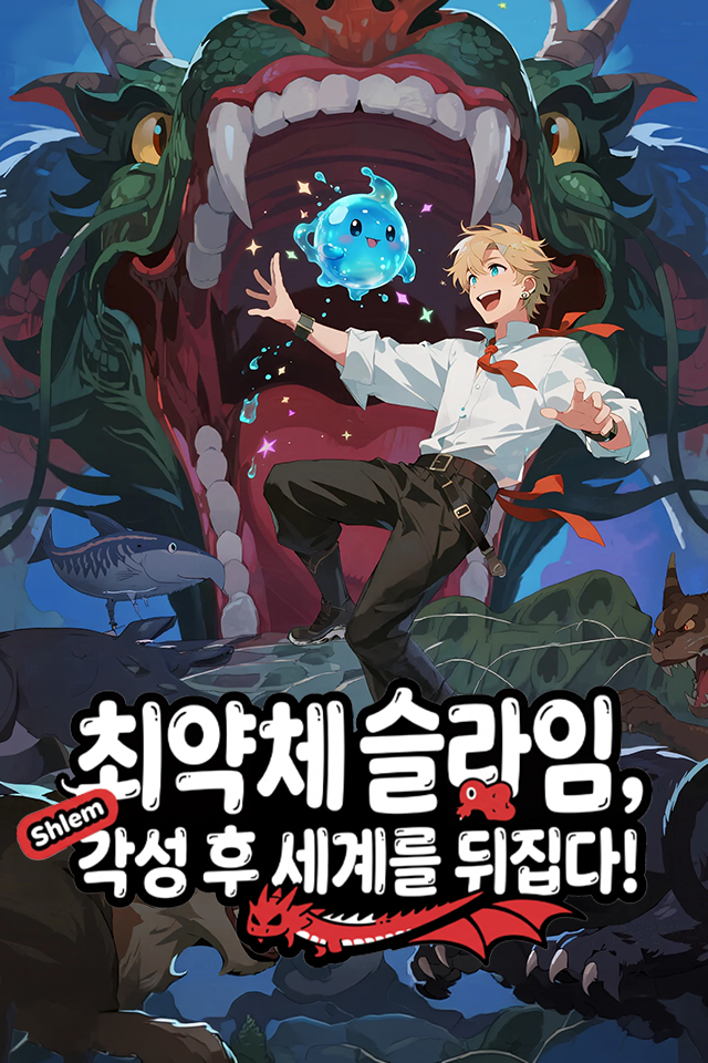 Poster 최약체 슬라임, 각성 후 세계를 뒤집다!