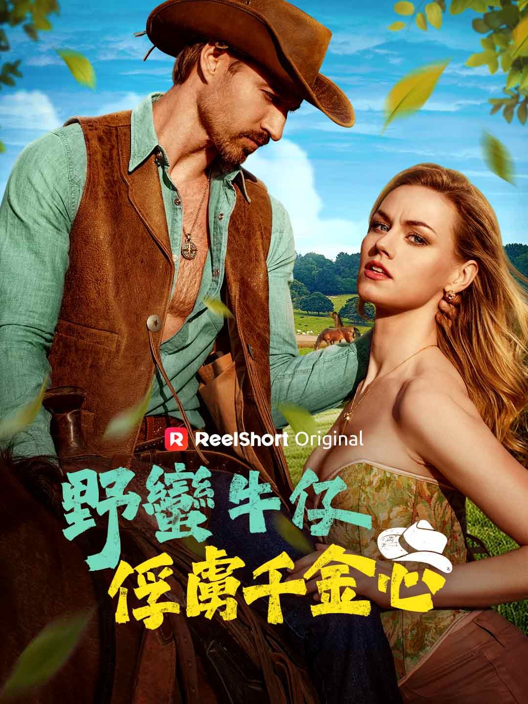 Poster 野蠻牛仔，俘虜千金心