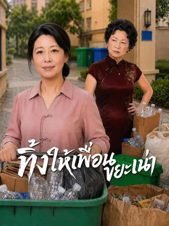 Poster ทิ้งให้เพื่อนขยะเน่า