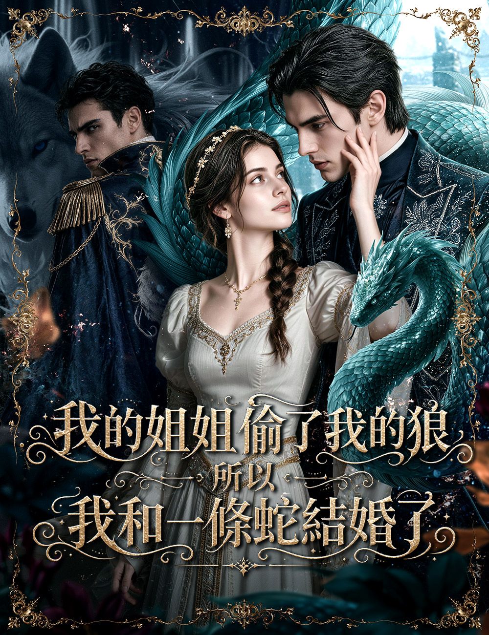 Poster 我的姐姐偷了我的狼，所以我和一條蛇結婚了