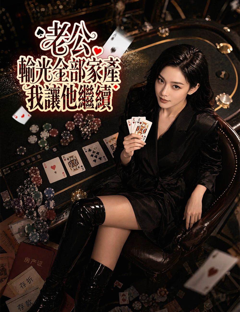 老公輸光全部家產，我讓他繼續