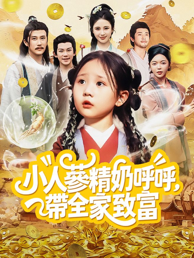 Poster 小人蔘精奶呼呼，帶全家致富