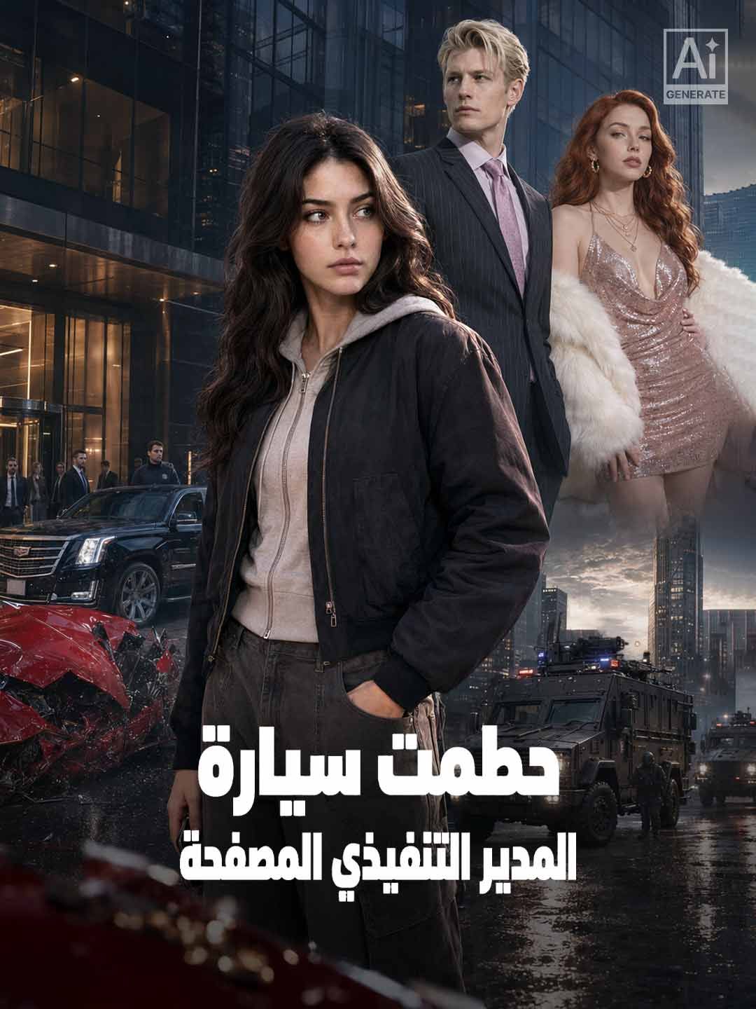 حطمت سيارة المدير التنفيذي المصفحة