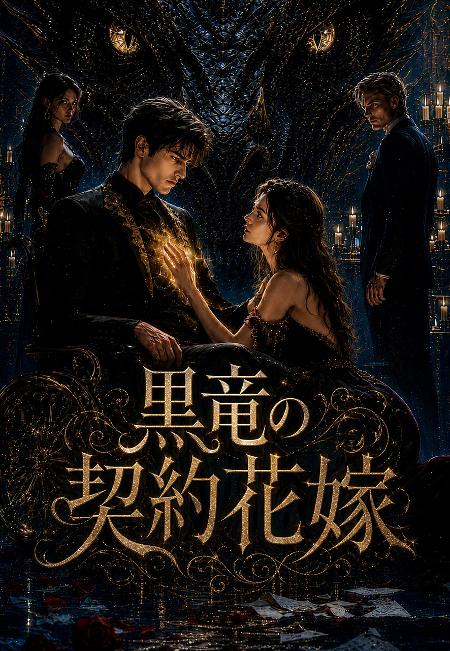 Poster 黒竜の契約花嫁
