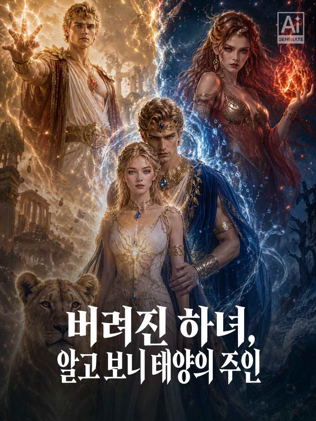 Poster 버려진 하녀, 알고 보니 태양의 주인