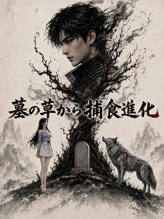 Poster 墓の草から捕食進化