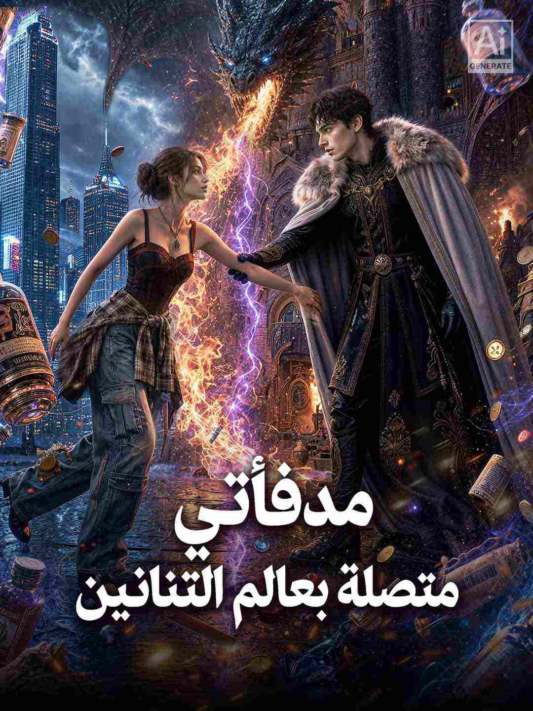 مدفأتي متصلة بعالم التنانين