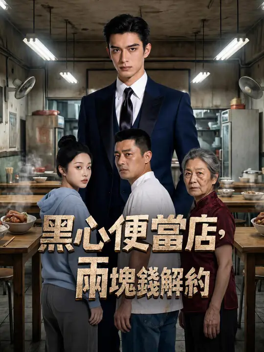 Poster 黑心便當店，兩塊錢解約