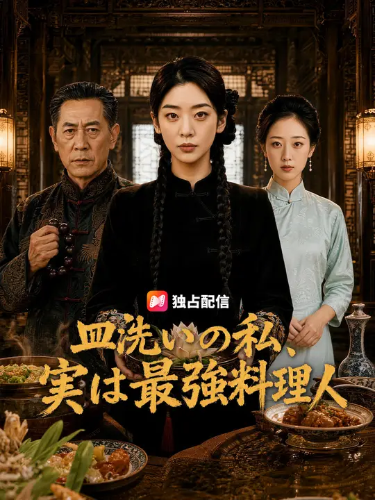 Poster 皿洗いの私、実は最強料理人