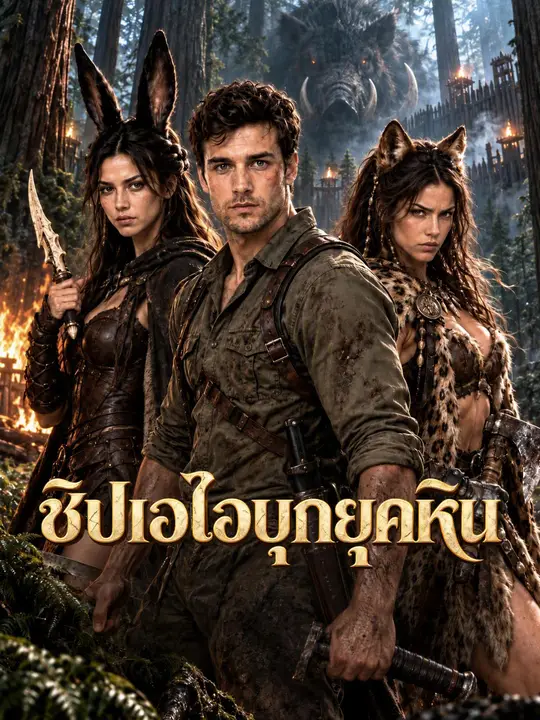 Poster ชิปเอไอบุกยุคหิน