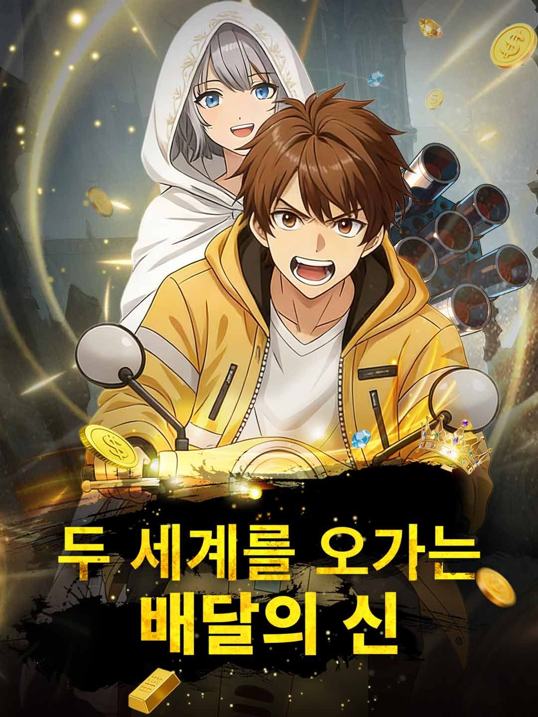 Poster 두 세계를 오가는 배달의 신