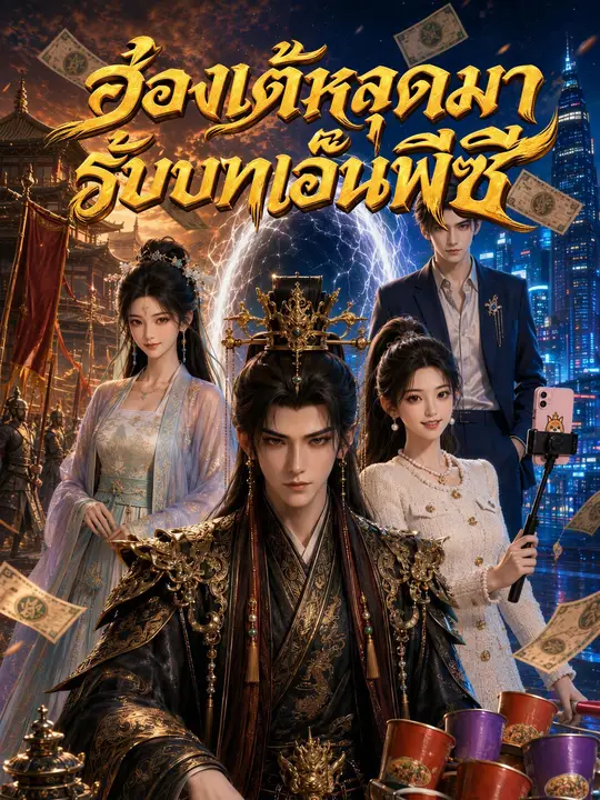 Poster ฮ่องเต้หลุดมารับบทเอ็นพีซี