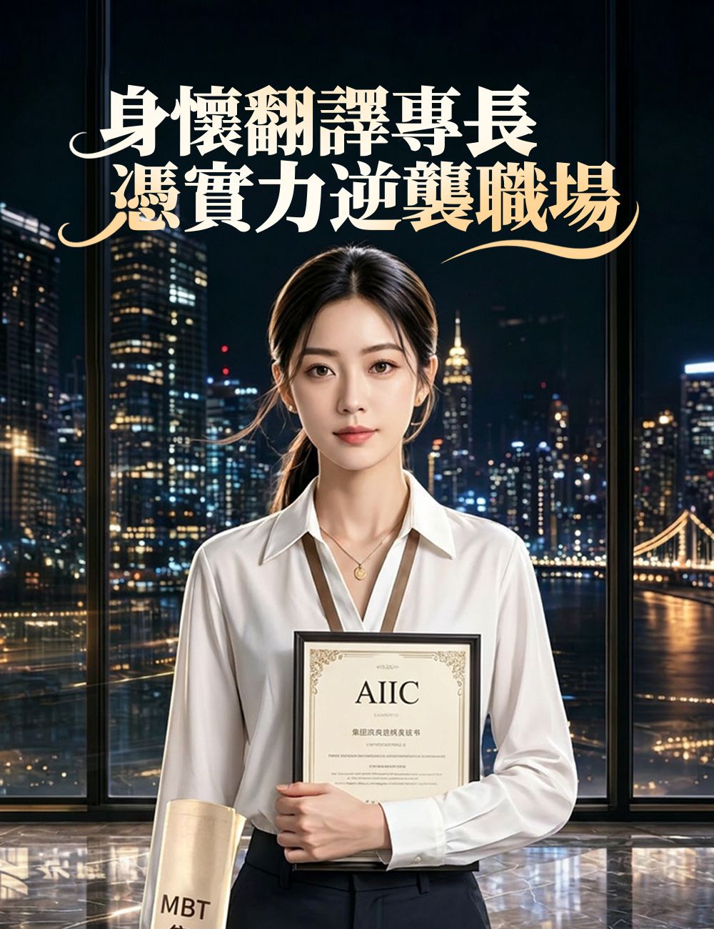 身懷翻譯專長，憑實力逆襲職場