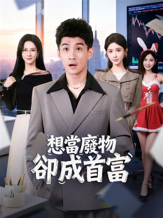 Poster 想當廢物卻成首富