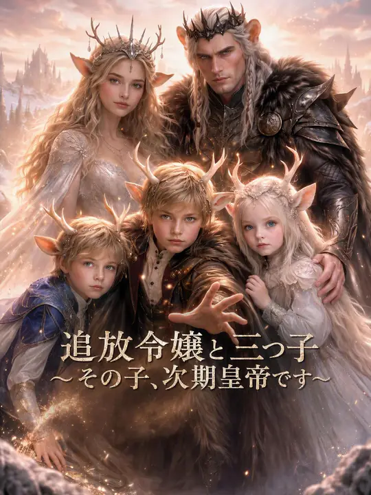 Poster 追放令嬢と三つ子～その子、次期皇帝です～