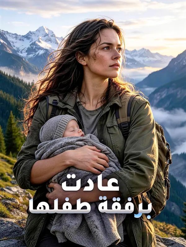 عادت برفقة طفلها