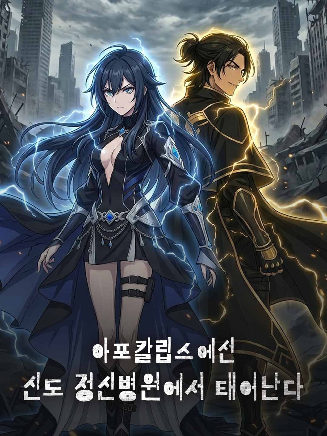 Poster 아포칼립스에선 신도 정신병원에서 태어난다