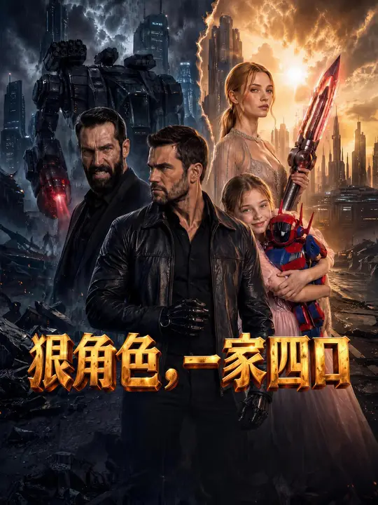 Poster 狠角色，一家四口