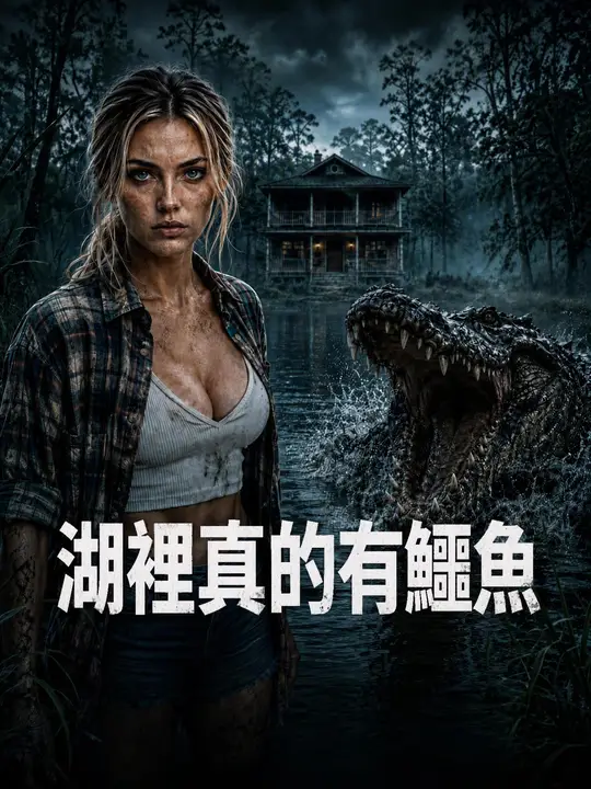 湖裡真的有鱷魚